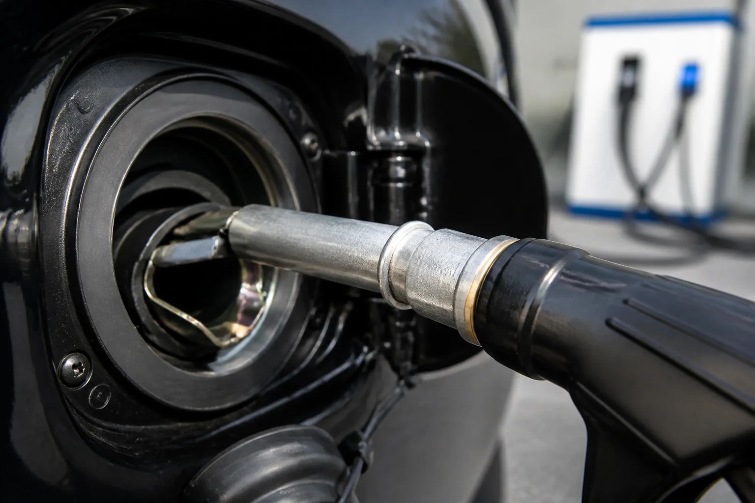 Diesel filler neck misfuel guard unlocking for a diesel-class dispenser nozzle spout
