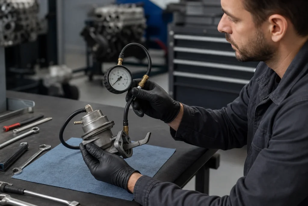 featured vacuum fuel pump test