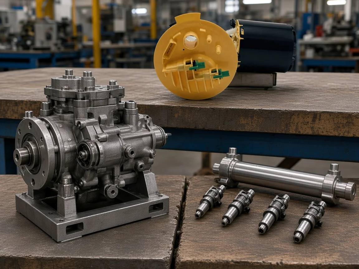 Mechanical diesel injection pump beside common-rail hardware