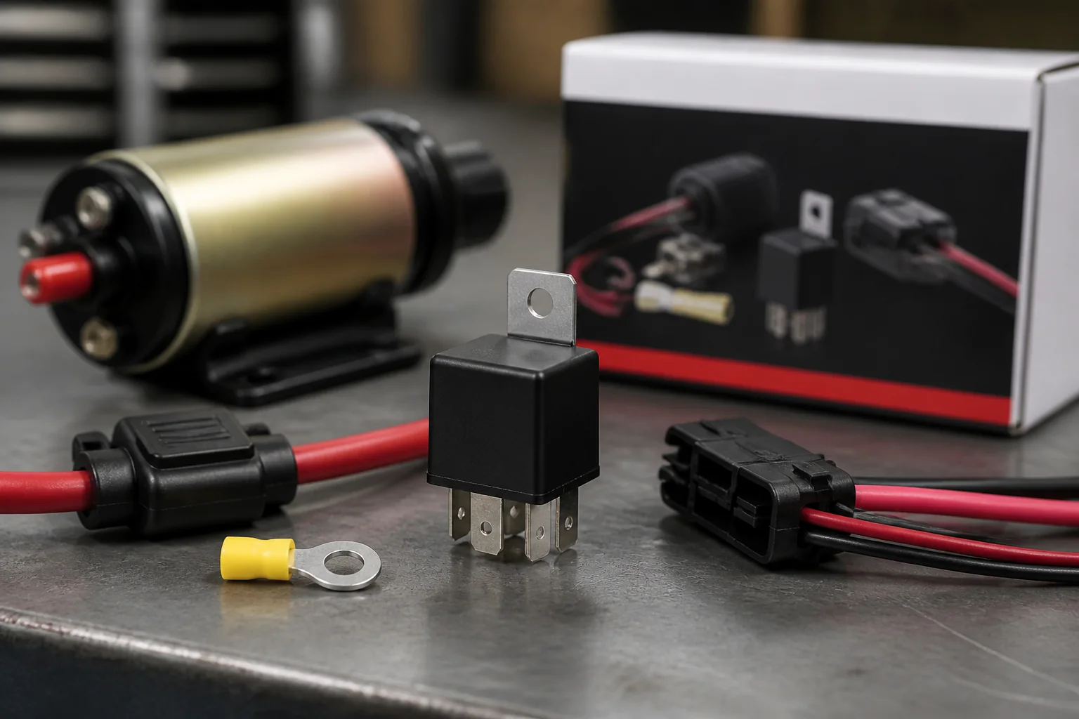 Ron Francis Wiring Electric Fuel Pump Relay Kit: Wiring and Installation Guide Ron Francis wiring electric fuel pump relay kit installation pre-check cover with ISO cube relay and fused feed
