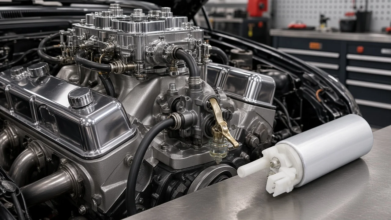 Which Fuel Pump Is Most Common on Carbureted Engines? Most common fuel pump used in carbureted applications featured cover