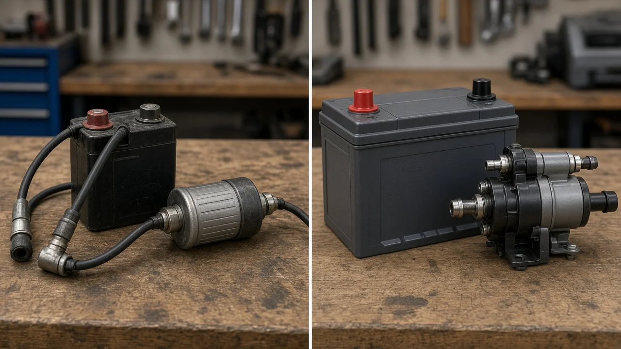 How to Choose a 6 Volt Inline Fuel Pump Six-volt versus twelve-volt fuel pump electrical class contrast