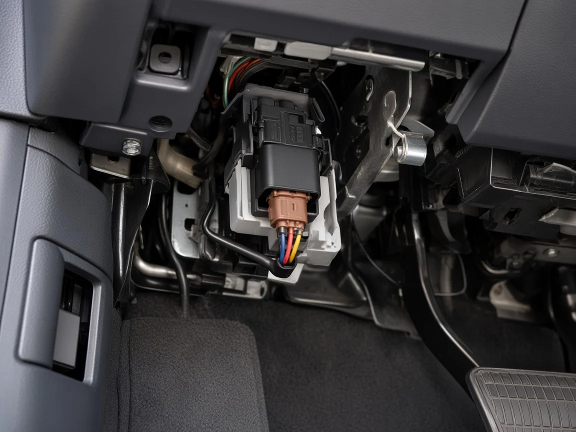 Illustrative under-dash location for 2001 Acura CL Type S fuel pump relay