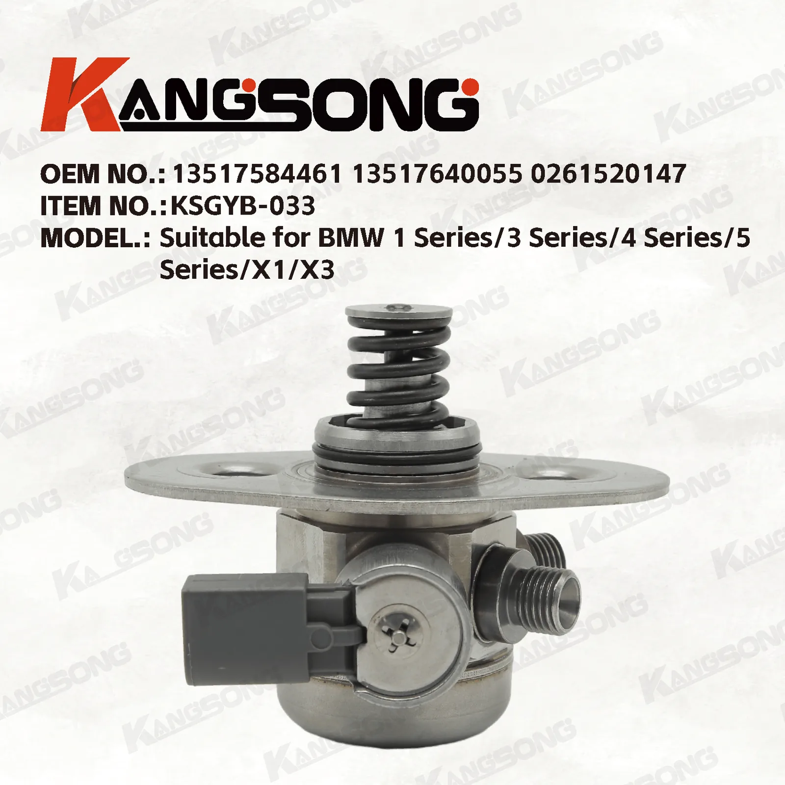 How Does a High Pressure Diesel Fuel Pump Work? Common-Rail Stage Explained Kangsong high pressure fuel pump catalog product photo