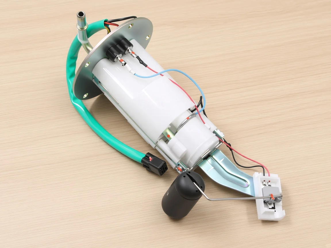 Complete in-tank truck fuel pump assembly as a different printed machine