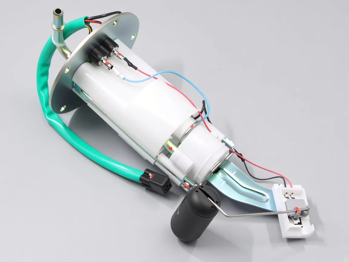 Which carton a fuel cell with pump line is allowed to name In-tank pump-and-sender hanger used as contrast to a racing fuel cell, not as a cell kit