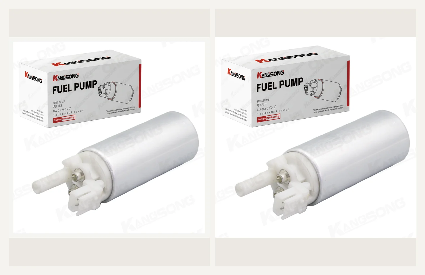Side-by-side pump kit views used as a pin-evidence board metaphor for connector checks