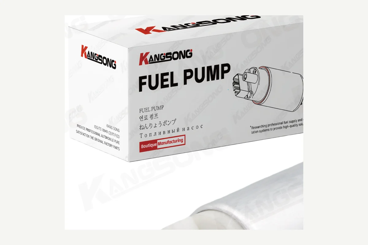 Which Fuel Pump Gasket the Purchase Order Has to Name Kangsong fuel-pump carton from the KS-360501 kit photo, checked for a printed seal line