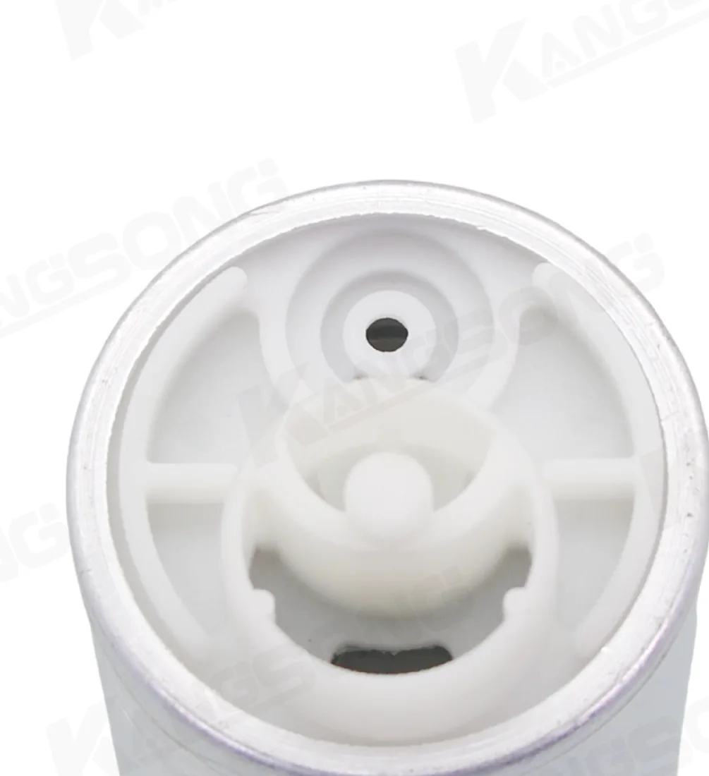 High Flow Fuel Pump Jobs Start From the Printed Number White end cap of the C/K kit pump, with the outlet passage visible