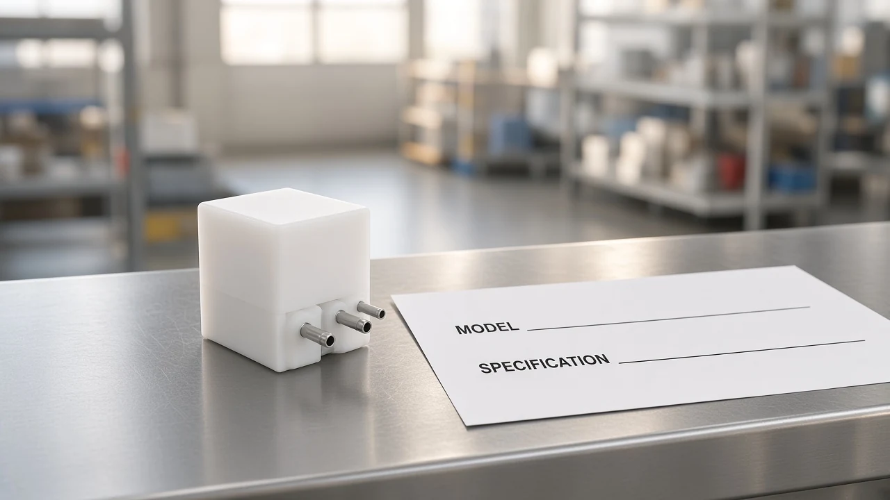 What a Kohler fuel pump line is allowed to name Small-engine pulse vacuum cube beside a printed engine sheet on a shop counter