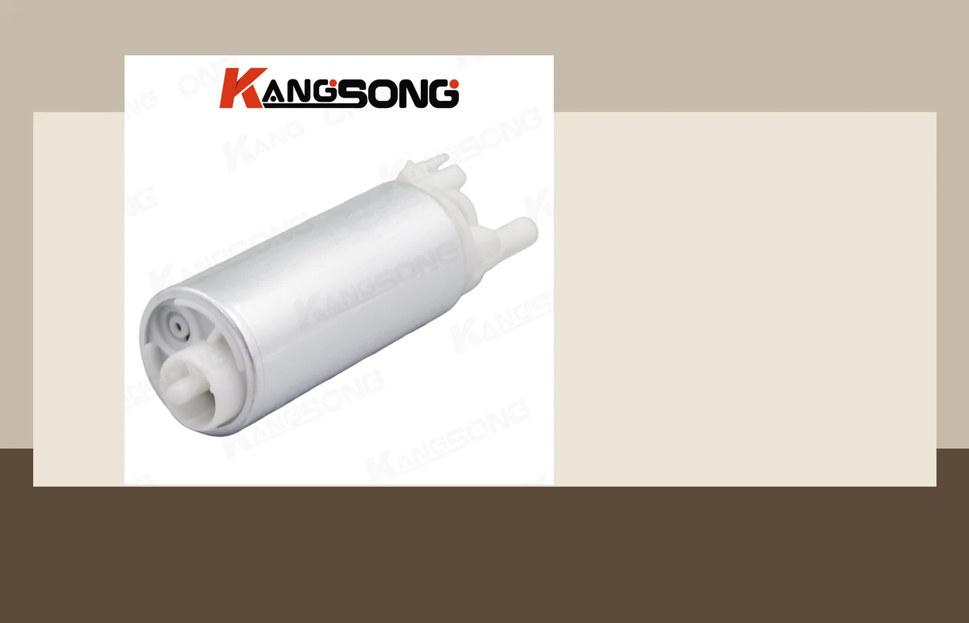 Mechanical Fuel Pump vs Electric: Cam Lever or Motor Side view of a Kangsong electric fuel pump element, shown as the motor drive rather than a cam pump