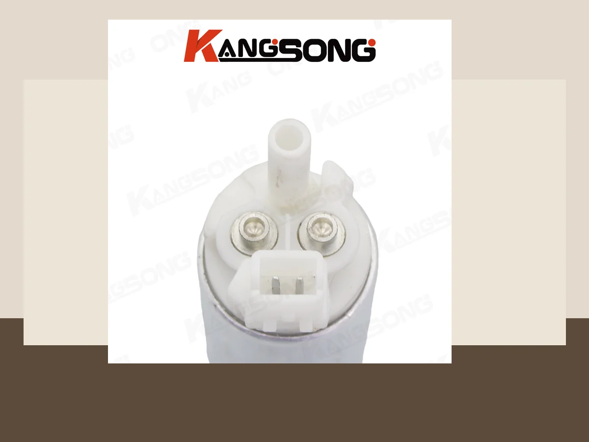 Mechanical Fuel Pump vs Electric: Cam Lever or Motor Two-pin connector on a Kangsong electric fuel pump, the electrical side of the drive choice