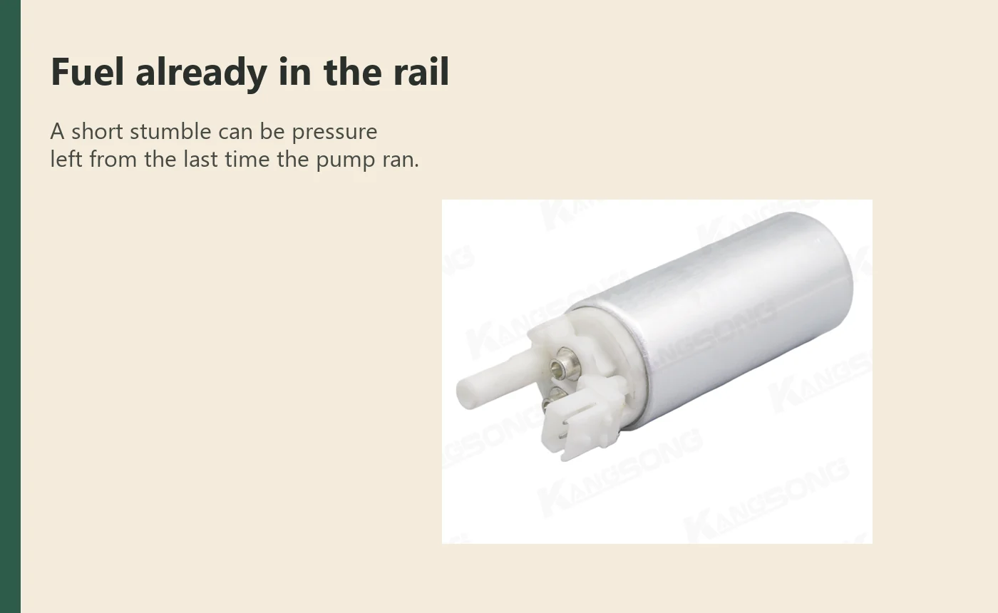 Why the Engine Can Keep Running With the Fuel-Pump Fuse Out Electric fuel pump photo with the note that fuel already in the rail can keep an engine running briefly